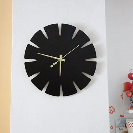 Silent Style MDF Wooden Wall Clock wall clock Decoration Waly 