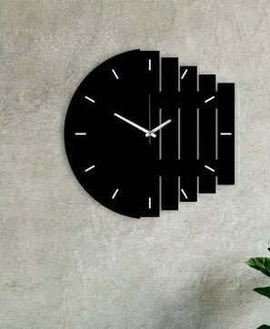 Square wooden wall clock wall clock Decoration Waly 